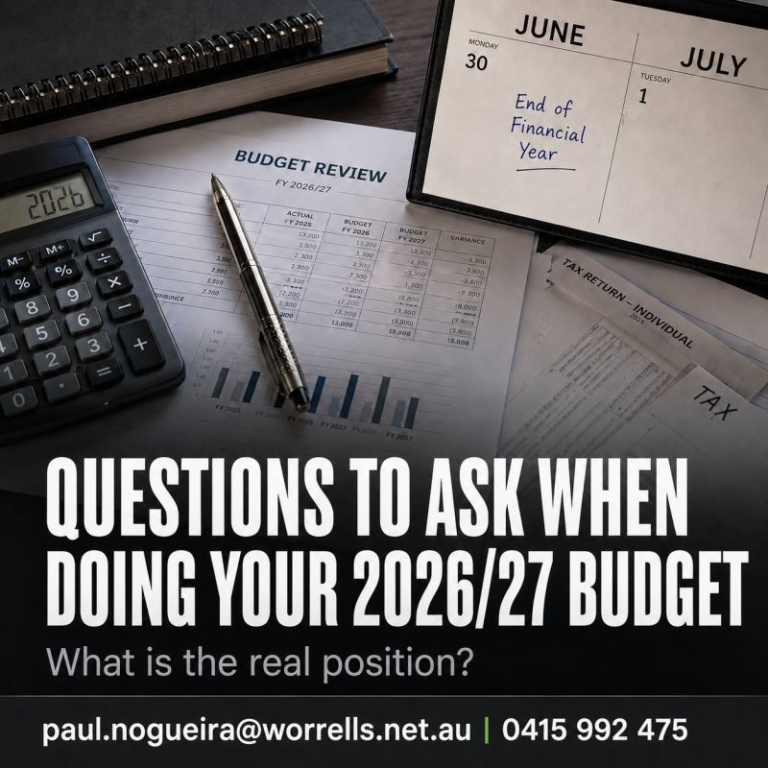 30 June Review: Questions to Ask When Doing Your 2026/27 Budget