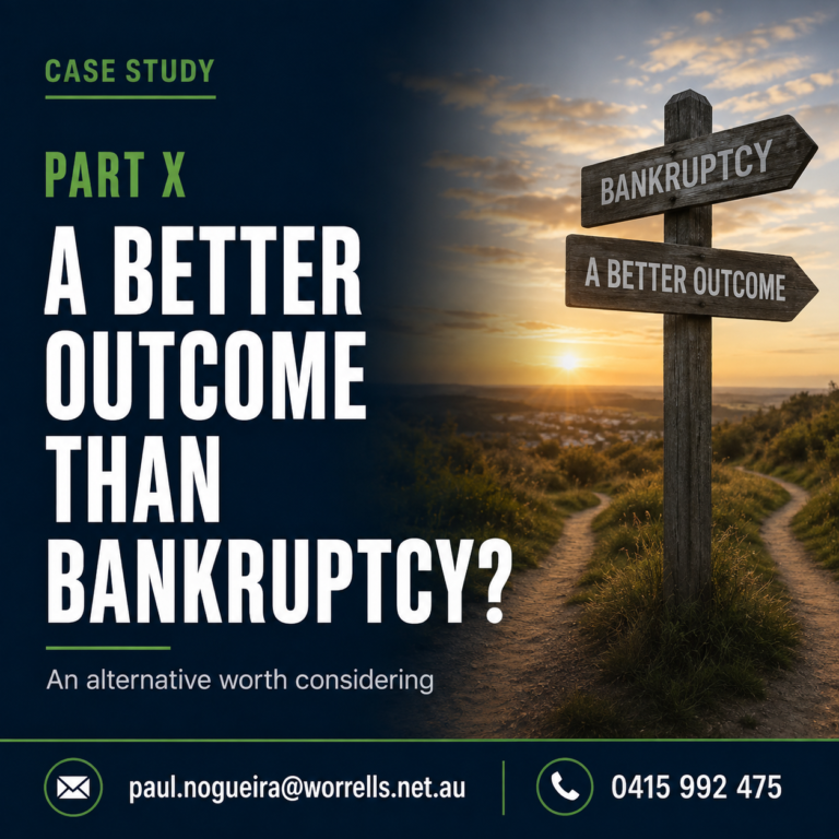 Case Study: PART X – A Better Outcome Than Bankruptcy