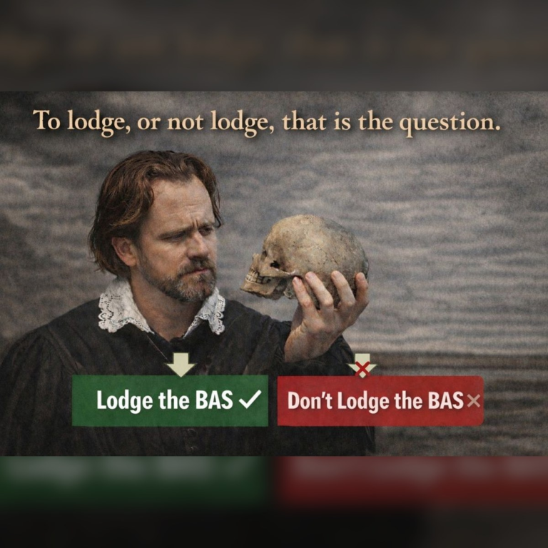 Lodge the BAS: Why Not Lodging Can Create Personal Risk
