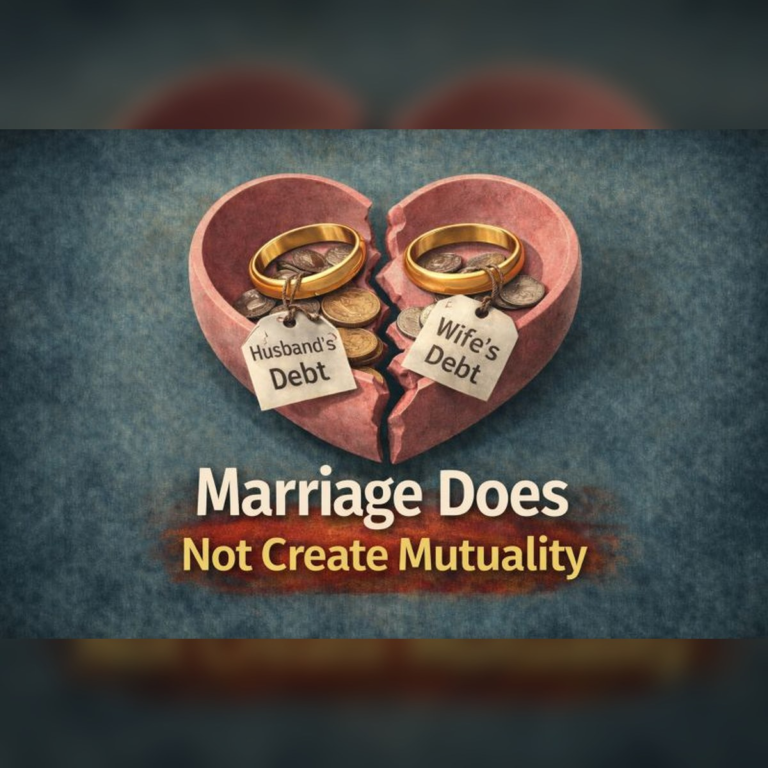 Marriage Does Not Create Mutuality