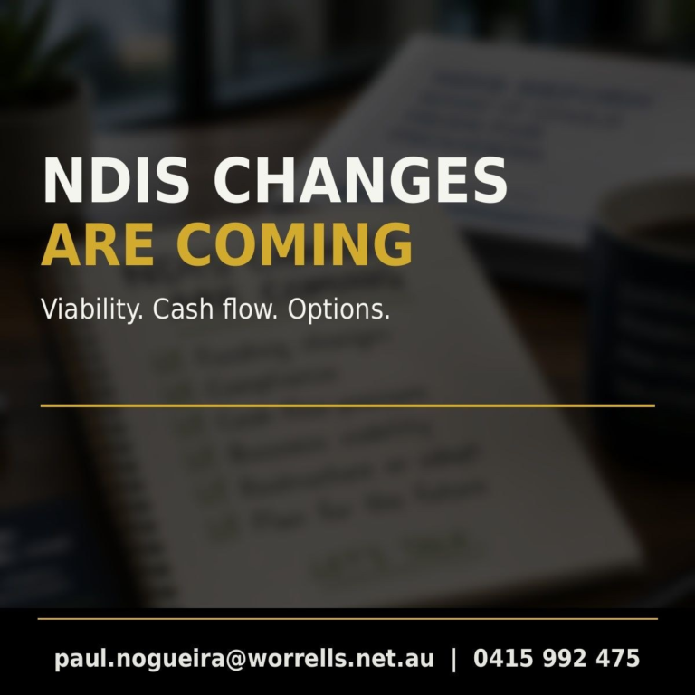 NDIS Changes: Viability, Cash Flow and Options
