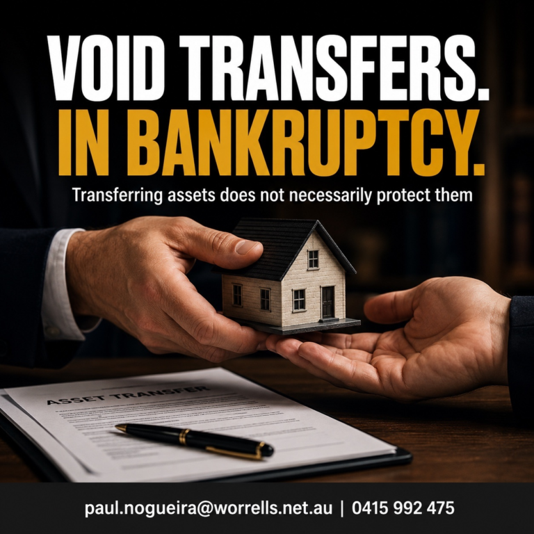 Void Transfers in Bankruptcy