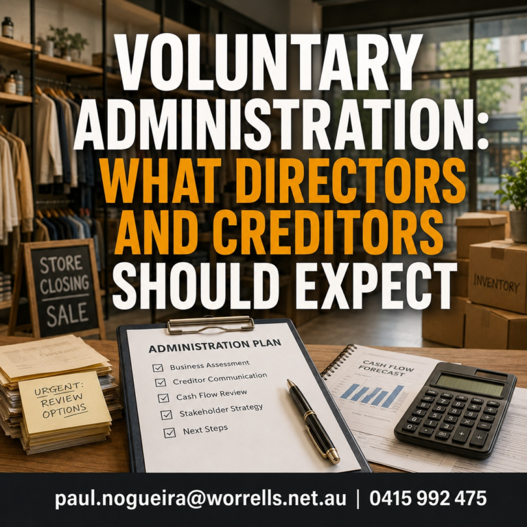 Voluntary administration: what directors and creditors should expect
